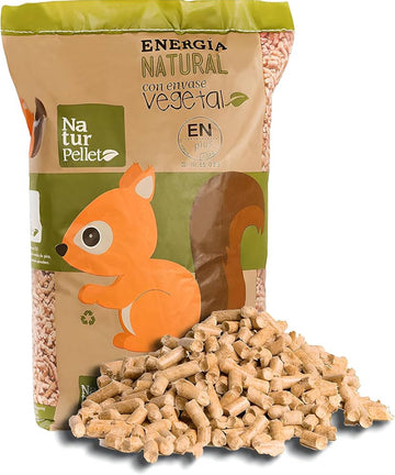 Pellets (España) – Lote 30 sacos (450 kg) – Madera natural