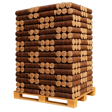 LEONESA DE PELLETS SL – Leña densificada noche larga – Palet 960 kg