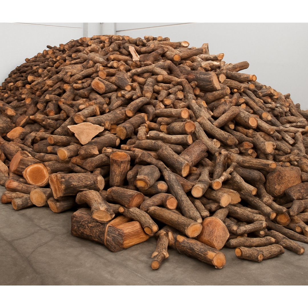 LEONESA DE PELLETS SL - Leña seca de encina premium – Sac 25-30 cm – 350 kg